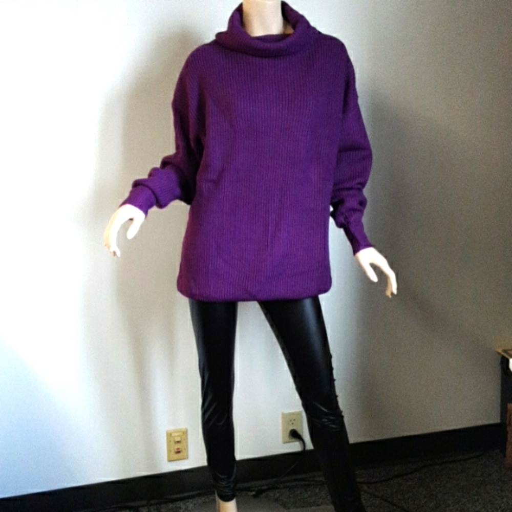Lush oversize turtleneck sweater